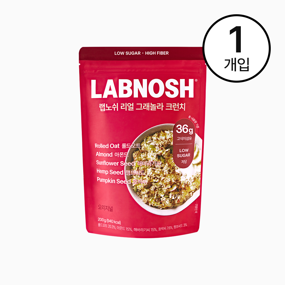 [랩노쉬] 리얼 그래놀라 크런치 오리지널 (1개입)