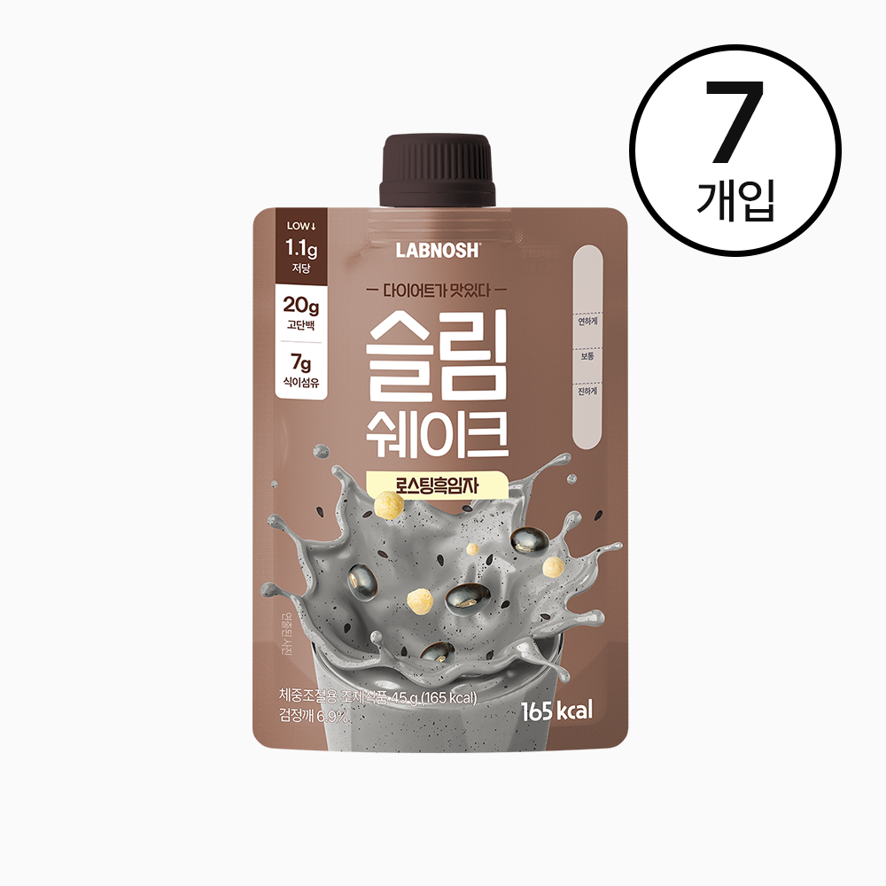 [랩노쉬] 슬림쉐이크 로스팅흑임자 (7개입)
